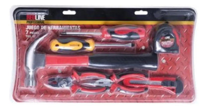 Set De Herramientas Manuales Red Line 7 Piezas Multi