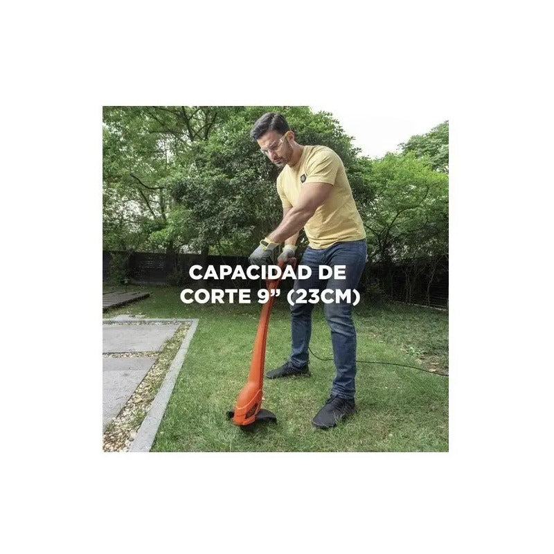Orilladora De Pasto 9' 350w Black+decker Gl350-b2c Naranja