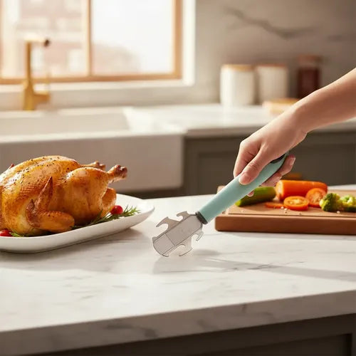 Pinza Para Platos Calientes, Pinza De Acero Inoxidable Verde Menta