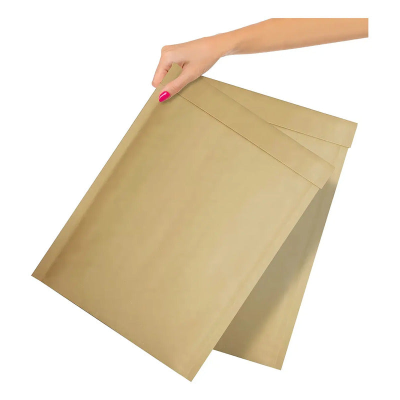 Sobres De Papel Kraft Fc Autocierre Rápido Set 50 Und Color Marrón Sobre Kraft