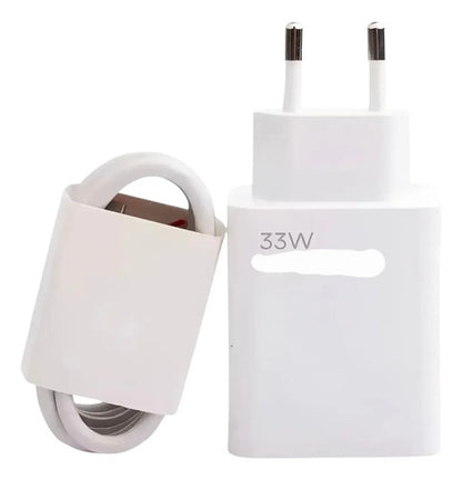 Cargador De 33w Cable De Carga Rápida 6a Tipo C, Generico Blanco