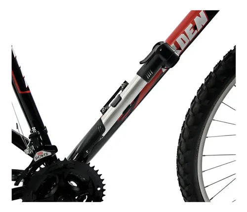 Bomba Inflador Neumaticos Portatil Accesorio Bicicleta B-47 Gris