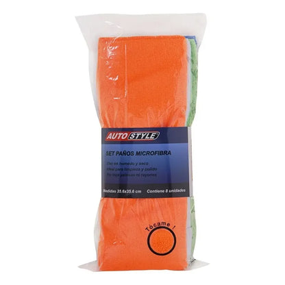 Autostyle Microfibra Auto Set - 8 - Unidad - 1 - 0 Mm - 0 Cm
