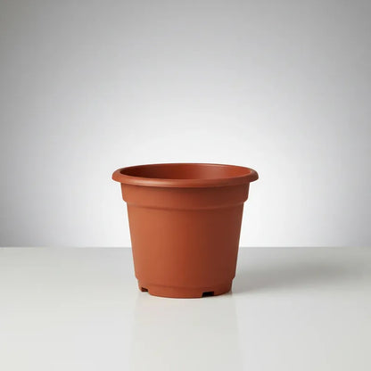 Pack 5 Macetas Plástico Duro 21x17 Cm Vivero N21 Terracota