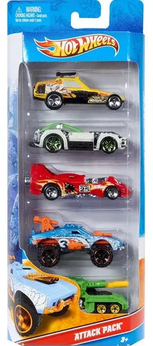 Hot Wheels Mattel Asortimento 5 Coches 1:64 Multicolor