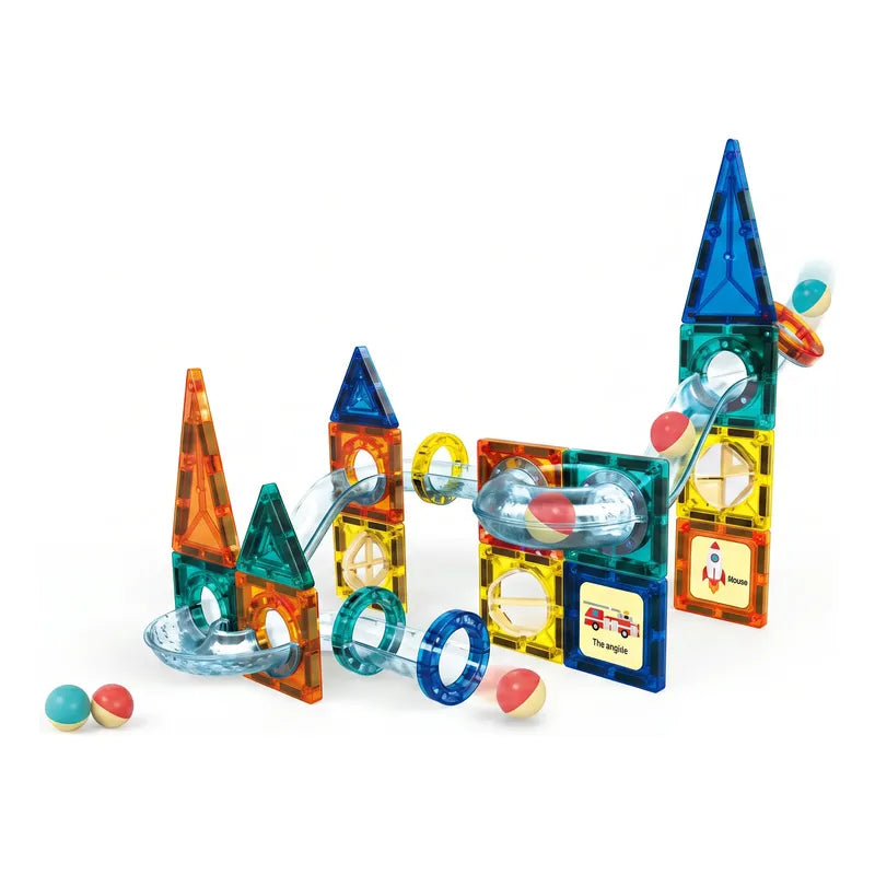 Juego Bloques Magneticos Construccion 42 Piezas 42