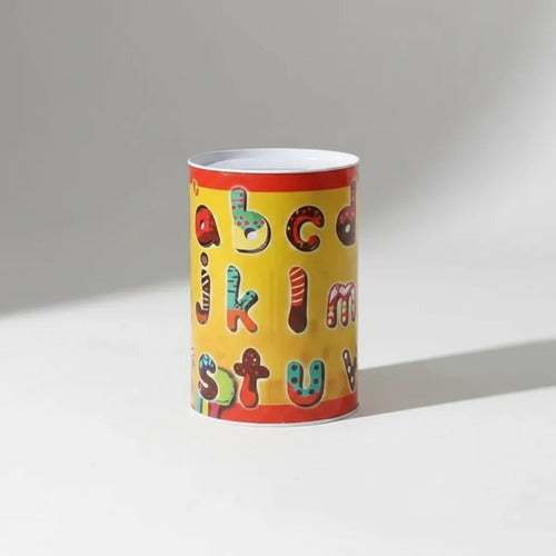 Pack 3 Alcancía Metálica Estampada Ahorro Monedas Infantil Alcancia Varios