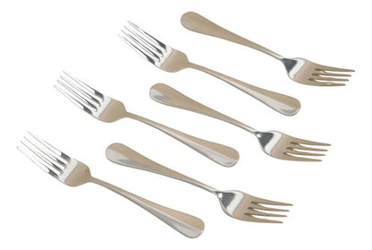 Set 6 Tenedores Postre Plateado