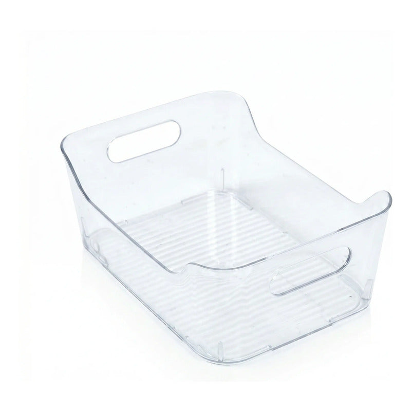 Caja Organizadora Refrigerador 30 Cm Transparente Contenedor Transparente