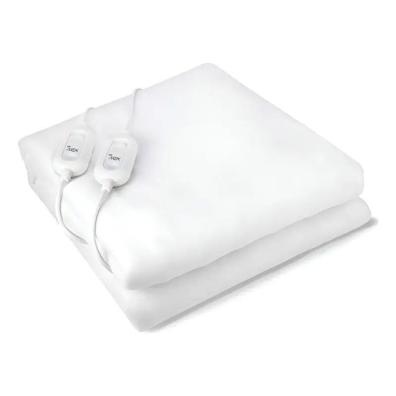 Calientacama 2 Plazas 60w Cc2504 Blanco Nex Liso Blanco Liso