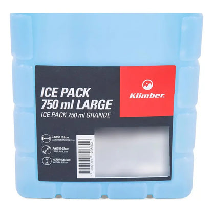 Hielo Artificial Ice Pack Gel Large 750 Ml Klimber
