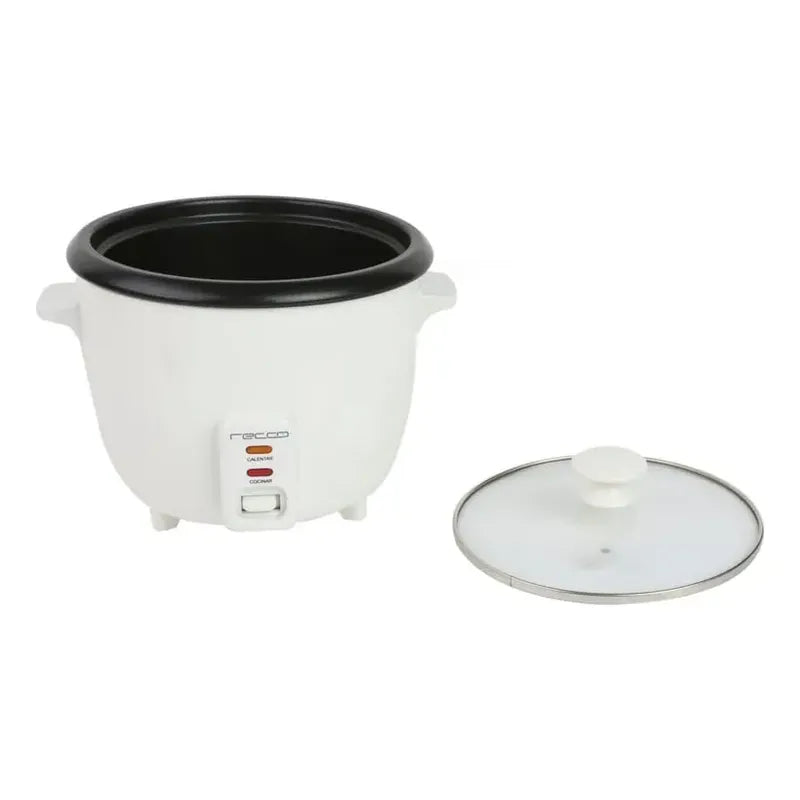 Olla Arrocera Eléctrica Recco 1l Aluminio Antiadherente 400w Modelo Rrc-5 Blanco