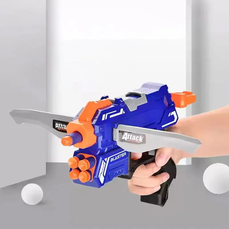 Pistola Lanza Dardos Attack Force 8x Azul