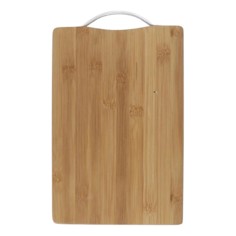 Tabla Bambú Rectangular 40x30 Cm Para Picar Lisa Bambú
