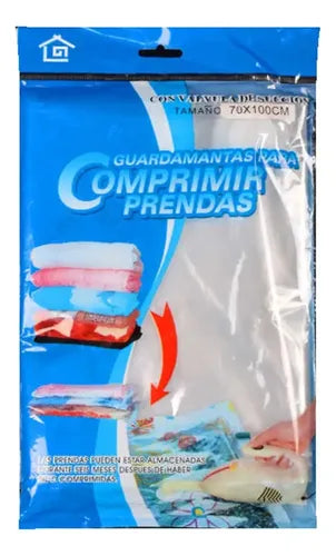 Pack 3 Bolsas 100x70 Al Vacio Comprimir Ropa Ahorra Espacio