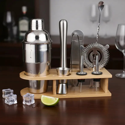 Coctelera Bartender Acero Inoxidable Profesional Acero Inoxidable/madera