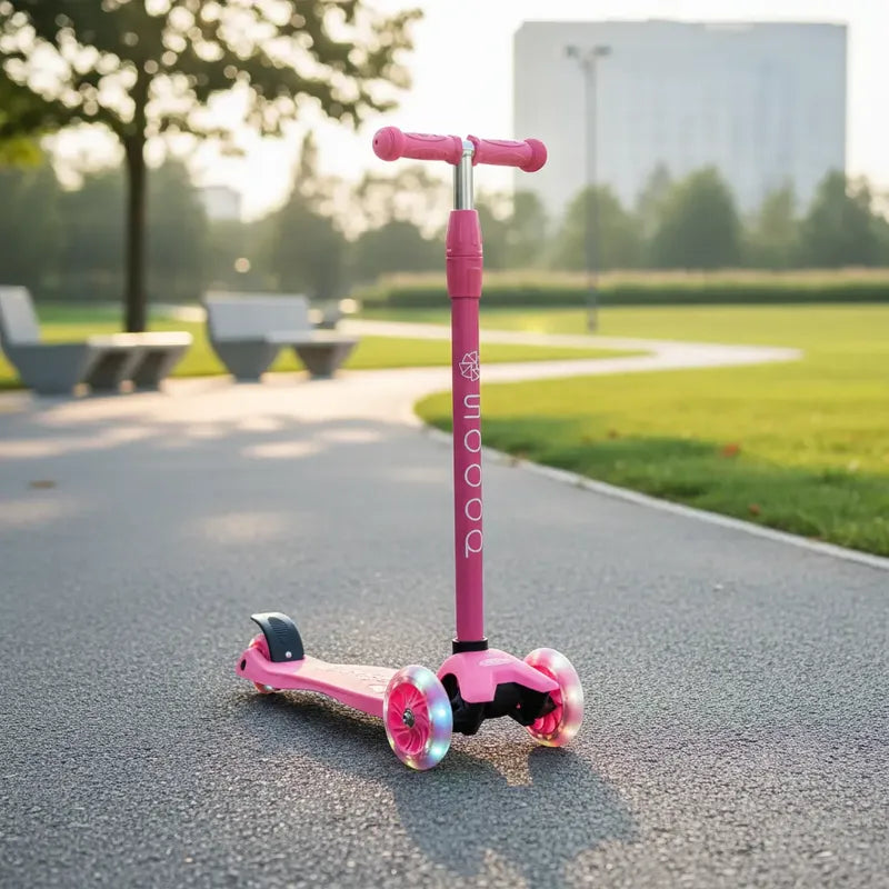Scooter 3 Ruedas M C/los Fluor-niños Y Niñas