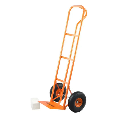 Carro De Mano Bauker 29t6425 Acero 250 Kg Ruedas Goma Naranja Naranja Claro