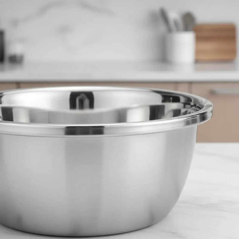 Bowl Tazón Profundo 26cm Acero Inoxidable Cocina Acero Inoxidable