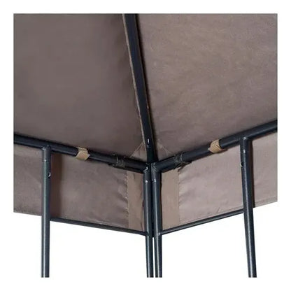 Toldo Pérgola Taupe Poliéster 300x300x275 Cm Taupe