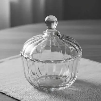 Azucarera De Vidrio Genérica Para Mesa Y Cocina 10cm X 8.5cm Vidrio