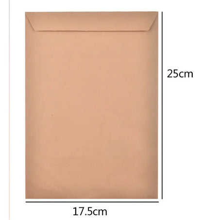 50 Sobres Marron Autocierre Rapido Tamaño A5 17x25cm Liso Marrón Liso