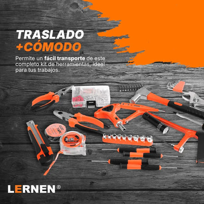 Set 150 Piezas Herramientas Manuales Maletín Portátil Lernen