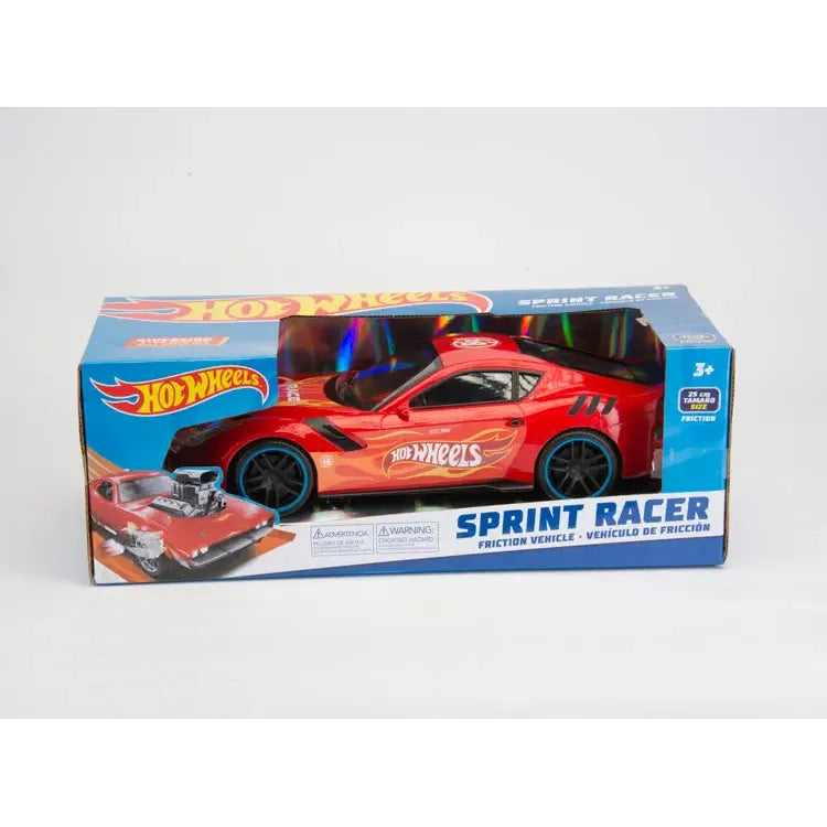 Vehículo Auto A Fricción Hot Wheels Sprint Racer 25cm