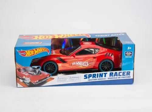 Vehículo Auto A Fricción Hot Wheels Sprint Racer 25cm