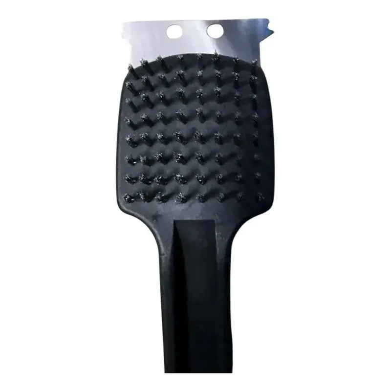 Escobilla Cepillo Para Limpiar Parrilla 2 En 1. Bbq 30cm Negro