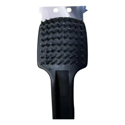 Escobilla Cepillo Para Limpiar Parrilla 2 En 1. Bbq 30cm Negro