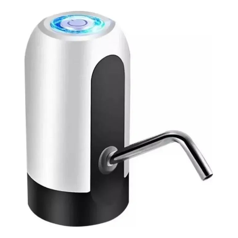 Dispensador Agua Eléctrico Usb Baoma Botellones Portátil Neg Negro