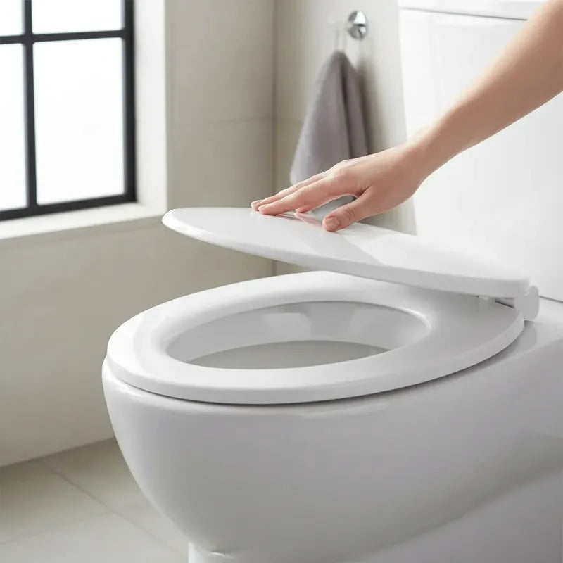 Reemplazo De Tapa De Asiento De Inodoro 40cm X 36.5cm Blanco