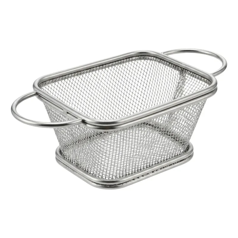 Canasto Canastillo Freidor Papas Fritas 9x10 Cm Cesta Metal