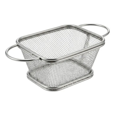 Canasto Canastillo Freidor Papas Fritas 9x10 Cm Cesta Metal - imagen 2
