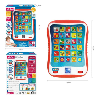 Tablet Interactiva Winfun I-fun Pad Juguete Educativo Niños 4 Actividades