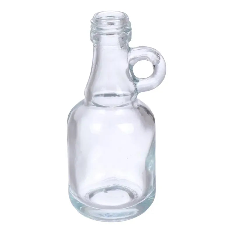 Pack 12 Mini Botella De Vidrio 100ml Con Asa Vidrio