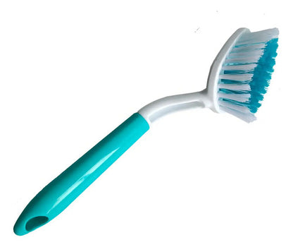 Cepillo Multiuso Baoma Mango Ergonómico 27cm Cerdas Plástico Celeste