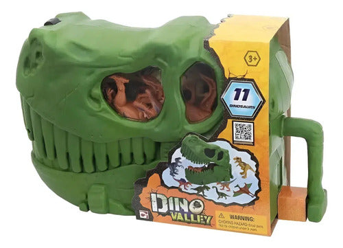 Set De Dinosaurios 11 Piezas Dino Valley