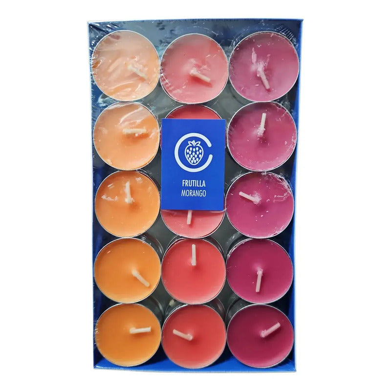 Set De 30 Velas Tealight Aromáticas,ambientes Con Encanto