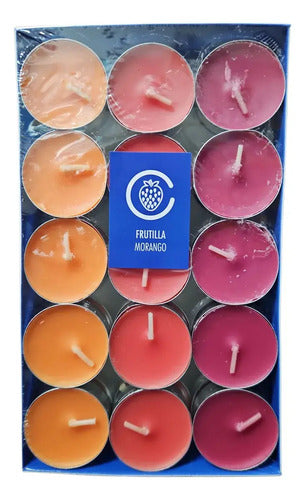 Set De 30 Velas Tealight Aromáticas,ambientes Con Encanto