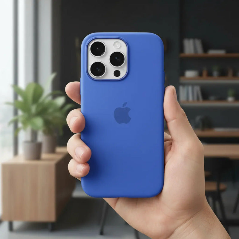 Carcasa De Silicona Para iPhone 16 Pro Max
