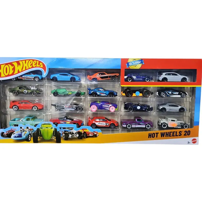 Hot Wheels Pack De 20 Autos Coleccionables 1:64 Vario