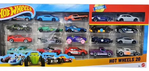 Hot Wheels Pack De 20 Autos Coleccionables 1:64 Vario