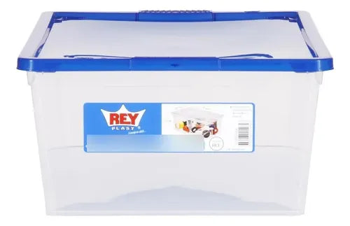 Caja Organizadora 10 Litros Con Tapa Apilable Plástica Multi Blanco