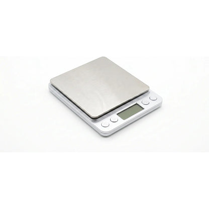 Balanza Digital Gramera 2 Kg Alta Precision Plata / Blanco 2 Kg