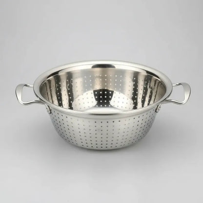 Colador Acero Inoxidable 34cm Verduras Fideos Cocina Acero Inoxidable