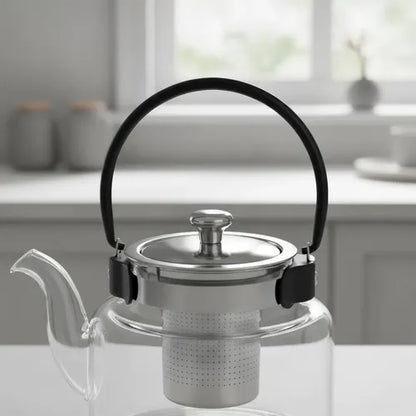 Tetera De 1.5l  Con Infusor De Acero Inoxidable Transparente