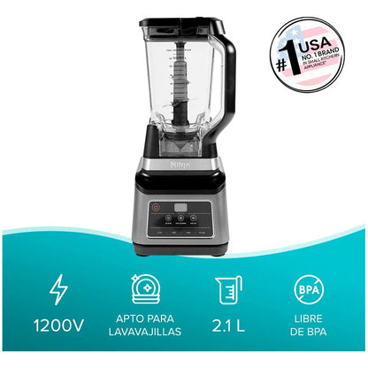 Licuadora Portátil Ninja Professional Plus Bn750 2.1 L Negra Negro/plateado