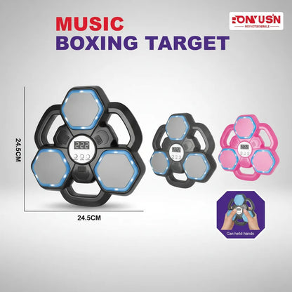Máquina De Boxeo Musical Juego Con Bluetooth Luz Varios